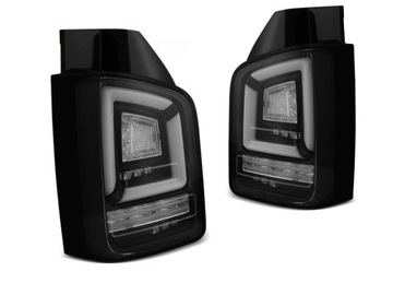 Світлодіодні задні ліхтарі VW T5 10-15 BLACK FULL LED DTS