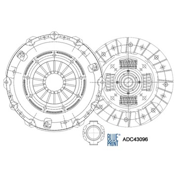 BluePrint ADC43096 Zestaw sprzęgła