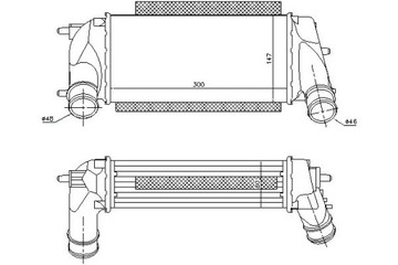 NISSENS INTERCOOLER FORD B-MAX ECOSPORT FIESTA VI