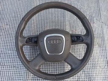 AUDI A4 B8 A5 08-12 KIEROWNICA MULTI AIRBAG SKÓRA