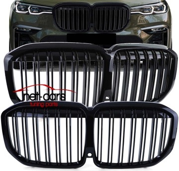 GRILL NERKI BMW X7 G07 X7M 19- M PAKIET POLYSK B