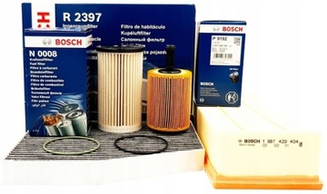 Bosch комплект фільтрів AUDI A3 8P 1.9 2.0 TDI 03-10