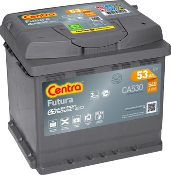 Akumulator CA530 Centra Futura 12V 53Ah 540A