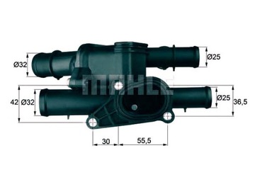 Термостат VW 105C 1,6 A3 BORA MAHLE