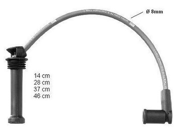 ДРОТИ ЗАПАЛЮВАННЯ BERU ZEF1539 FIESTA MONDEO III