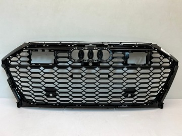 AUDI RS7 C8 4K8 решітка радіатора хром бампер чорний