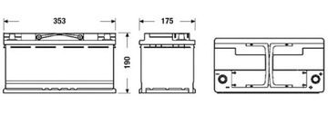 АКУМУЛЯТОР ЦЕНТРИ 95AH 850A 12V + P СИСТЕМА