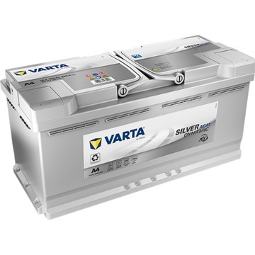 Акумулятор VARTA AGM 105ah 950A P+