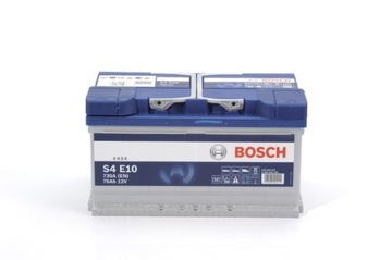 Акумулятор BOSCH EFB 75ah 730a P + Bosch 0 092 S4E 100 START STOP Stop & Go
