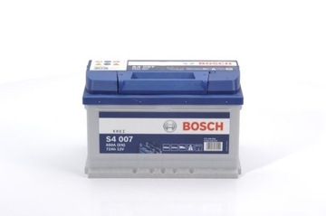 Акумулятор BOSCH S4 72ah. 680A. L - 278X175X175