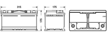 АККУМУЛЯТОР ЦЕНТРЫ 75AH 730A 12V + P СИСТЕМА