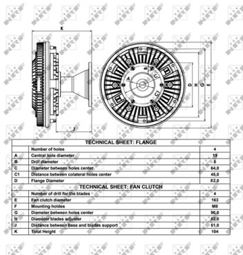Муфта вентилятора радіатора MAN G90 D0226MF-D08