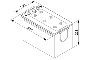 0092T40770 АКУМУЛЯТОР BOSCH 170AH/ + L/