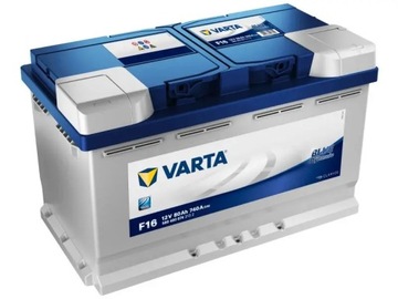 АККУМУЛЯТОР VARTA BLUE D 80AH / 740A P+