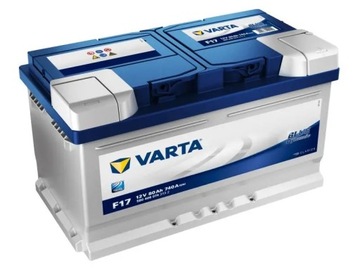 Аккумулятор 80Ah 740a P+ Varta Blue F17