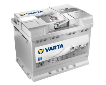 Батарея 12V 60Ah 680a Varta Silver AGM D52