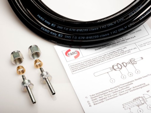 Комплект для монтажу гнучкого кабелю LPG FARO D8 - 1