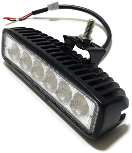 РОБОЧА ЛАМПА 6 LED ГАЛОГЕННА СМУГА LIGHTBAR 12V 24V - 3