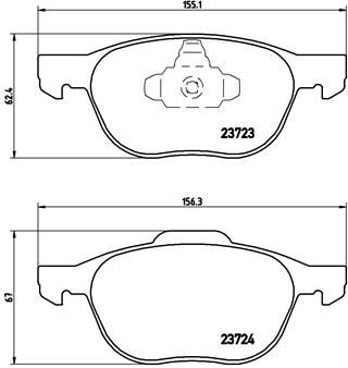 Диски Brembo передні-FORD FOCUS Mk2 300мм - 3