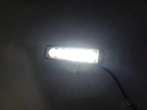 РОБОЧА ЛАМПА 6 LED ГАЛОГЕННА СМУГА LIGHTBAR 12V 24V - 8