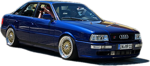 AUDI 80 B4 8C układ wydechowy 2x76mm TA TECHNIX - 2