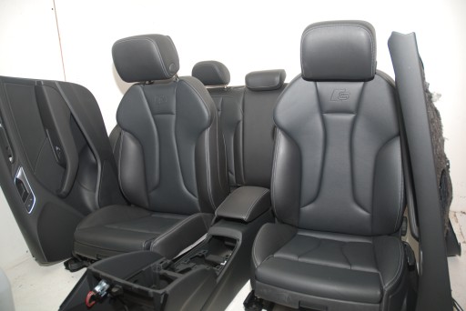 AUDI S3 8v FL седан сидіння оббивка шкіра боковини - 2