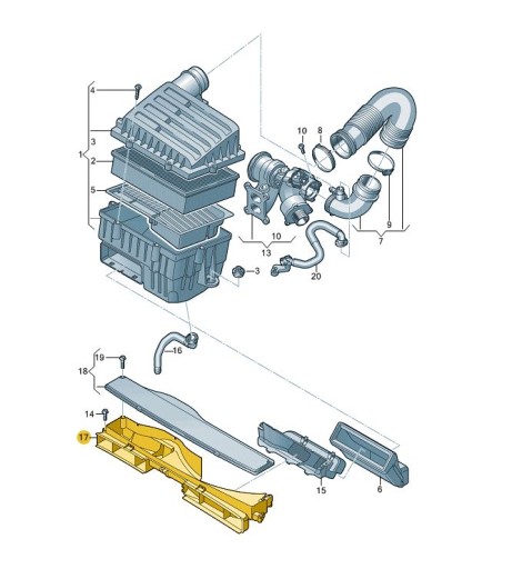 РУЛЬОВЕ КОЛЕСО ПОВІТРЯ СПЕРЕДУ ПОСИЛЕННЯ AUDI VW - 5