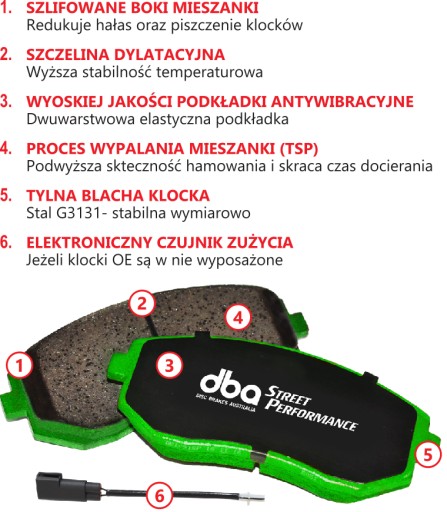 KLOCKI DBA STREET TYŁ FORD FOCUS MK3 III + RS ST - 5