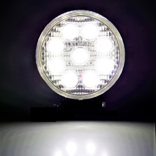 Світлодіодна робоча лампа 9 Світлодіодний прожектор галоген 27W - 6