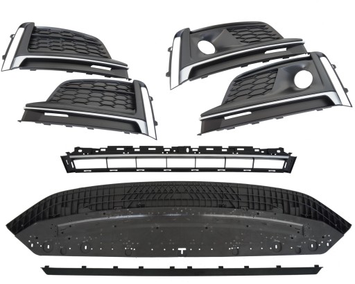 KRATKA ZDERZAKA PRAWA BEZ RADARU AUDI A5 8W6 S5 HQ - 3