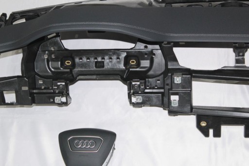 Audi A6 A7 C8 skóra struktu SOUL nić SZARA airbag. - 2