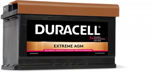 Акумулятор Duracell Extreme DE80 AGM 12V 80ah 850A - 1