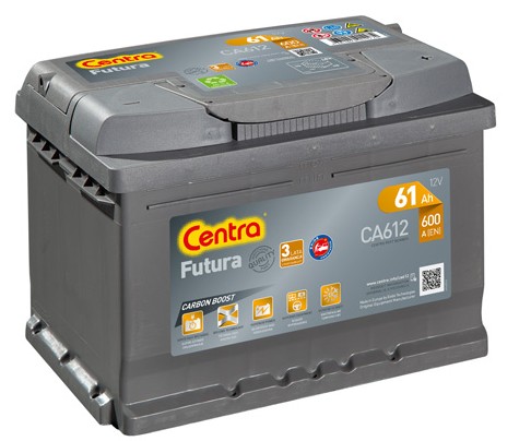 AKUMULATOR 61Ah 600A CENTRA FUTURA CA612 - 1