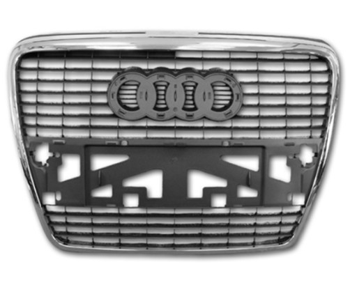 AUDI A6 C6 решітка радіатора хром передня новий 04-08 - 1