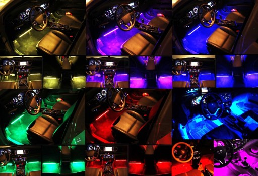 48 LED RGB ПУЛЬТ ДИСТАНЦІЙНОГО КЕРУВАННЯ САЛОНУ АВТОМОБІЛЯ - 14