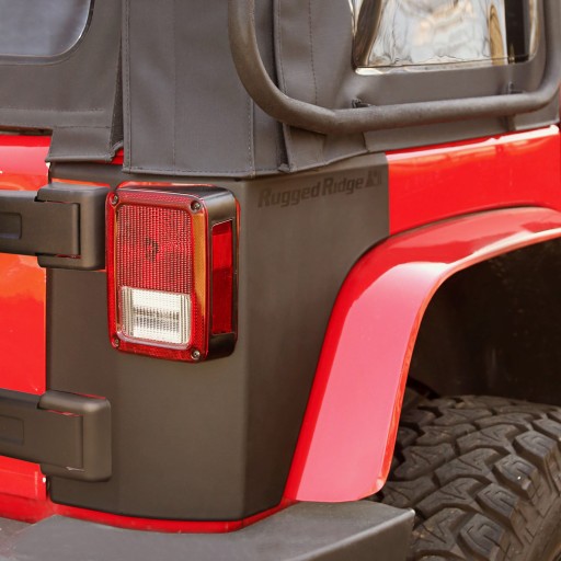 БРИЗКОВИКИ ЗАДНІ КУТИ JEEP WRANGLER JK 2D - 2