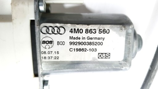 Механізм жалюзі багажника Audi Q7 4m 4m0863560 - 6