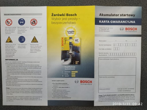 БАТАРЕЯ BOSCH 41AH / 360A ЗАВЖДИ СВІЖА ДОСТАВКА - 2