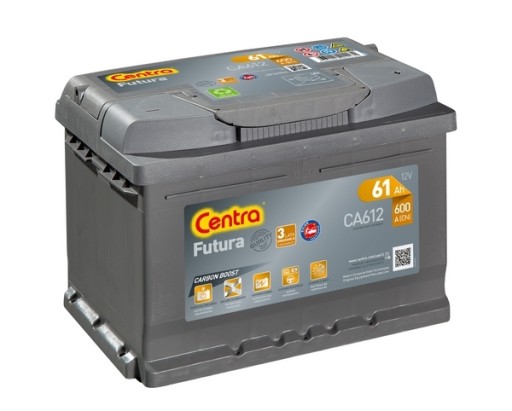 Akumulator Centra FUTURA CA612 12V 61Ah 600A - 1