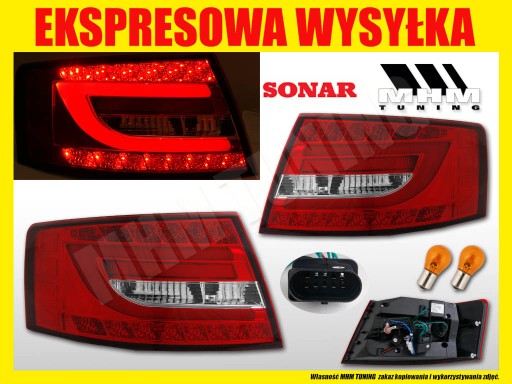 Lampy tyl Led Bar Diodowe Red Audi a6 C6 4f 04 7pi - 2