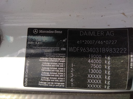 Mercedes ACTROS MP4 E6 кріплення приводу кабіни - 6