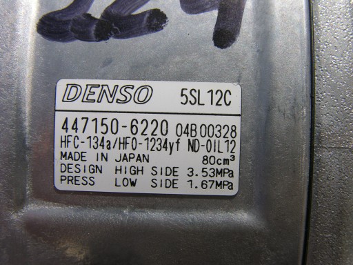 Fiat 1,6 / 1,9 JTD компресор кондиціонера 447150-6220 - 9
