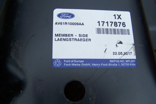 Ford Focus mk2 лонжерон чаша KV6B-R101A89-AA - 2