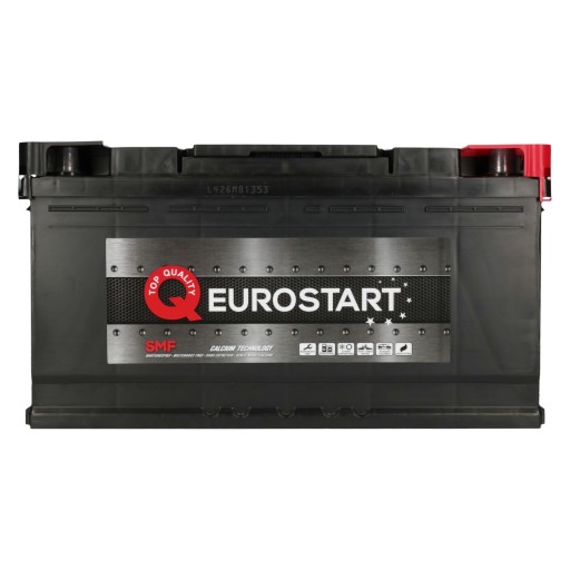 Akumulator EUROSTART SMF 12V 100Ah 850A (EN) P+ - 3