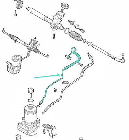 6Q1423893M KOYO VW POLO 9N ДОПОМІЖНИЙ ШЛАНГ - 2