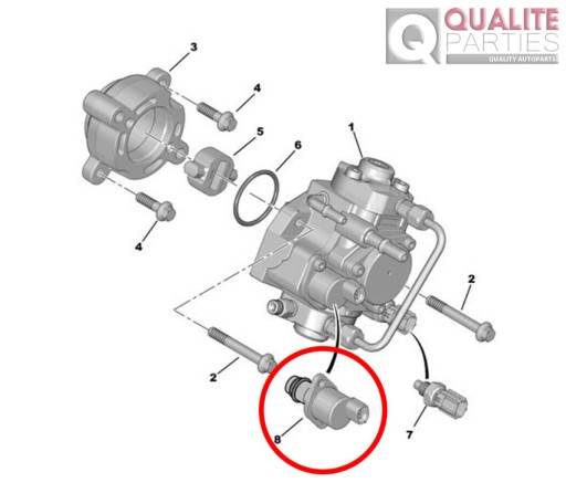 КЛАПАН ТИСКУ ПАЛИВА PEUGOET BOXER 2.2 HDI 1920QK - 3