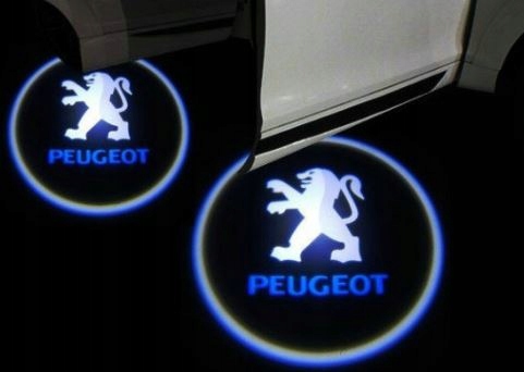 PEUGEOT 305 309 505 J5 светодиодный проектор логотип двери - 5