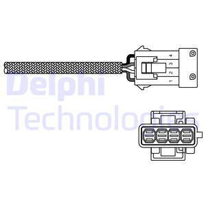 SONDA LAMBDA SIL.2.0I 16V ES10797-12B1 DELPHI - 2