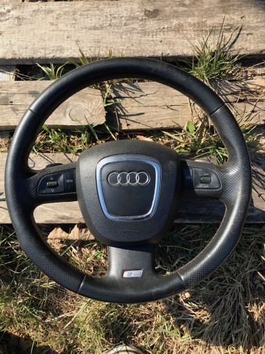 Рулевое колесо подушки безопасности Audi Q7 4L Sline весла - 1