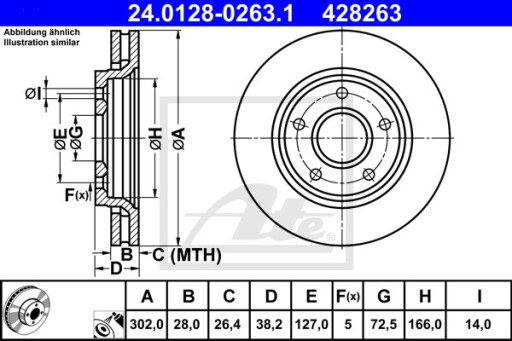 TARCZE HAMULCOWE do CHRYSLER GRAND VOYAGER V 4.0 - 2